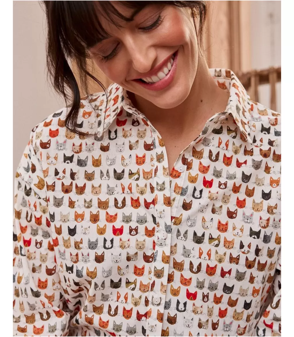 camisa_gatos_caterina_3.webp Polin et moi Camisa Gatos Caterina> BLUSAS Y CAMISAS