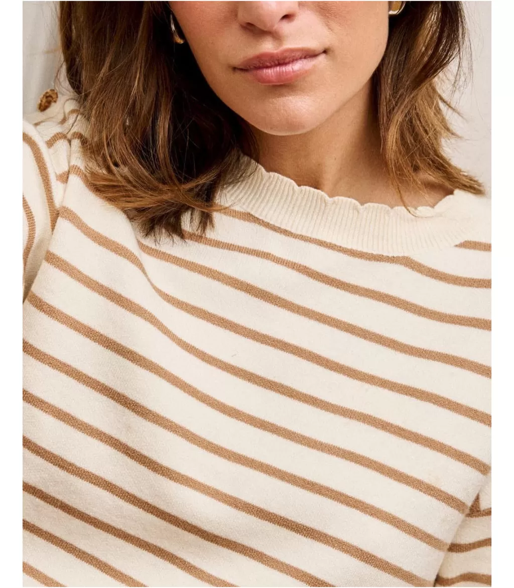 jersey_rayas_beiga_6.webp Polin et moi Jersey Rayas Beiga> CARDIGANS Y JERSEIS